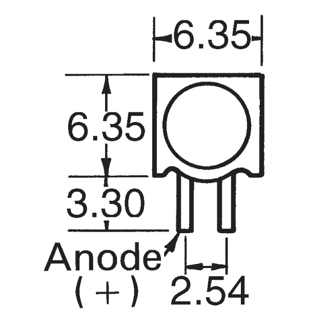 5380H5 Visual Communications Company - VCC  LED - Circuit imprimé Indicateurs Réseaux Barres lumineuses Graphiques à barres